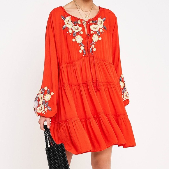 Free People Dresses & Skirts - Free People Spell On You Embroidered Tunic Dress S